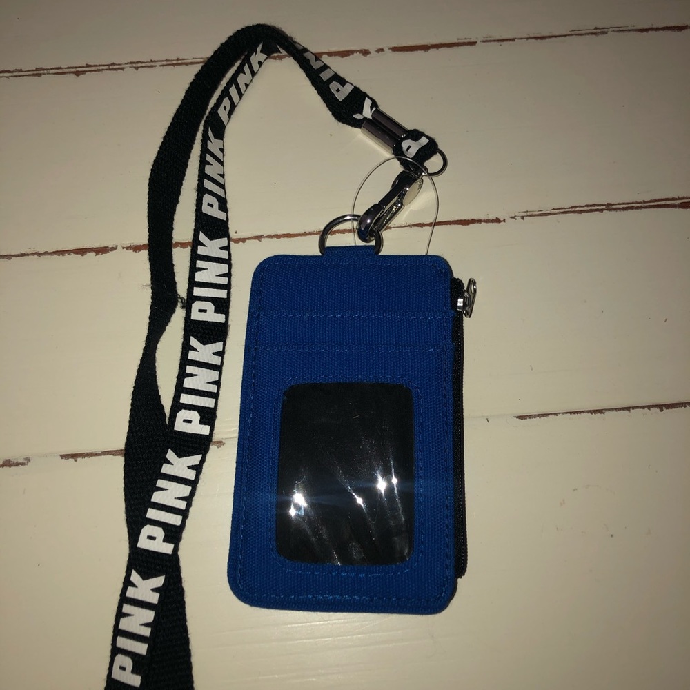 pink lanyard